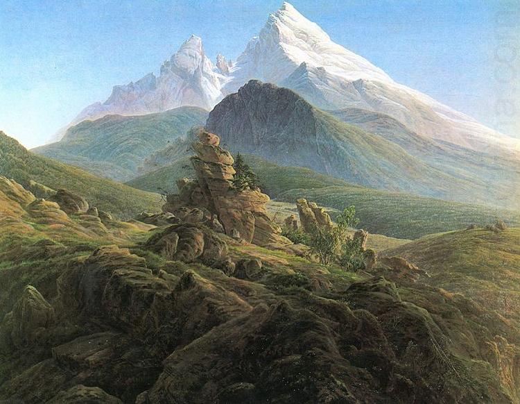 Caspar David Friedrich Der Watzmann china oil painting image